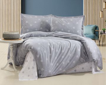 Спално Бельо  с два плика- Луксозен Памук, Нежен Дизайн за Спокоен Сън!