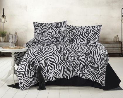 Спален комплект с два плика - Zebra Black - Неустоим комфорт!