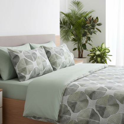 Комплект спално бельо с два плика и чаршаф с ластик - елегантен комфорт за вашата спалня!