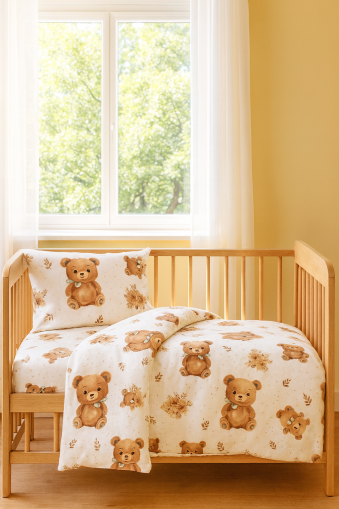 Детски спален комплект - 10 бр комплекти в пакет - Мечета