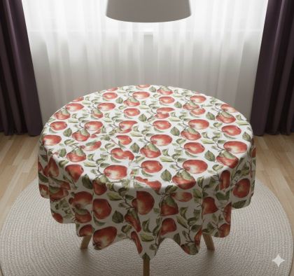 Покривка за маса  100/160 см "Червени Ябълки"