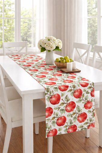 Покривка за маса  100/160 см "Детелина за щастие и капчици роса"