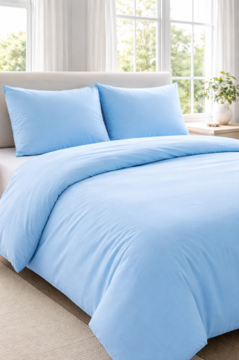 Спален комплект за двама, 200/220 см - Небесно синьо блаженство!