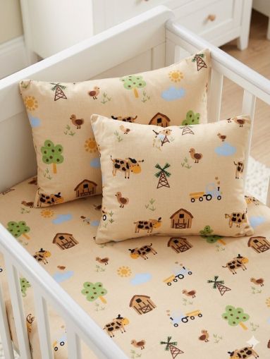 Детски Спален Комплект " Слънчев ден+-ферма "за Детска Градина - 10 бр в пакет