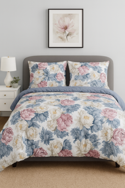 Спален комплект "Цветна хармония" - нежност и комфорт в спалнята!